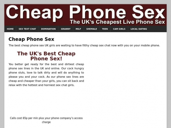 cheap-phone-sex.co.uk